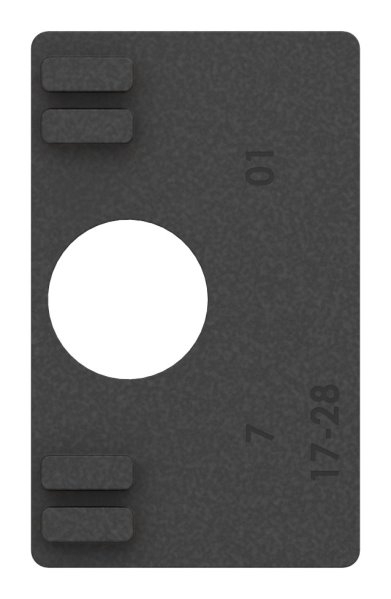 1 Paar Gummis zu Glasklemme 45x45x26 mm AbZ fuer 1-5 mm Blech-10-3002.0ABZ