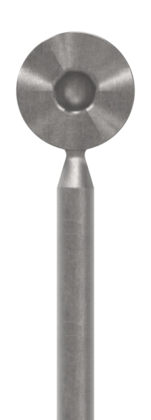 Zaunstab - Laenge- 1050 mm - Material Ø 12 mm - Scheibe - Stahl S235JR- roh-30-1280.8