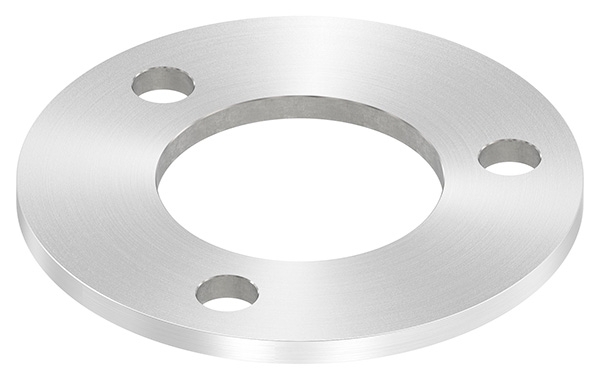 Ankerplatte Masse- 120x6 mm Rundschliff und Mittelbohrung V2A-11-2269R.4