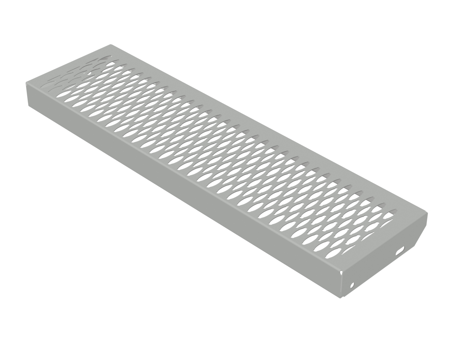 Blechprofilstufe - Typ N - Masse- 800-1200 x 240-300 mm - S235JR- im Vollbad feuerverzinkt-40-M-BLECH-SB-D.7