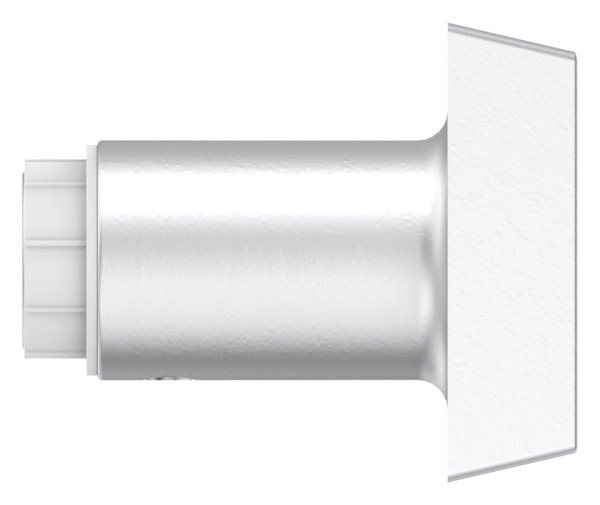 Alu-Tuerknopf gerade -quadratisch-12-3019.6