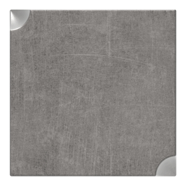 Vierkant gehaemmert - Material- 25x25 mm - Laenge- 3000 mm - Stahl -Roh- S235JR-30-1492.8