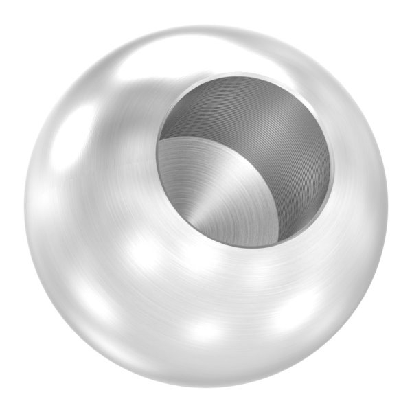 Kugel - Ø 25 mm - mit Sackloch- 12-2 mm - V4A Vollmaterial-11-4022.1