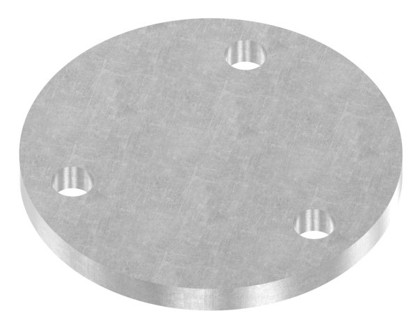 Ankerplatte 100x8 mm 3 Bohrungen -  Stahl roh-30-2869-8.8