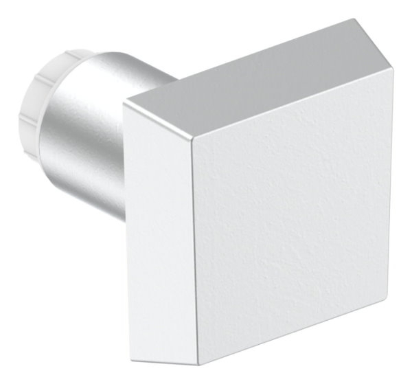 Alu-Tuerknopf gerade -quadratisch-12-3019.6