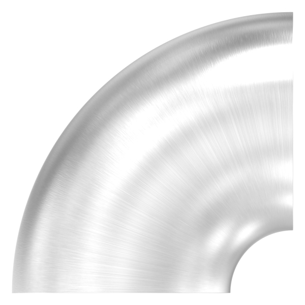 Schweissbogen 90° Edelstahl V2A Ø 48-3 x 2-0 mm geschliffen K240 Bauart 2-88-1155234.240
