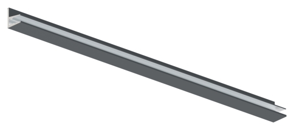 Vordachprofil Aluminium L = 1805 mm pulverbeschichtet RAL 7016-88-11VDE-1800.7016