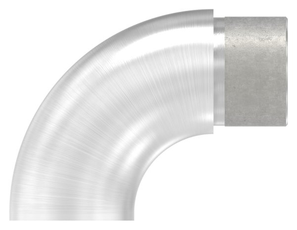 Endbogen V2A 33-7x2-0 mm 90° flach-11-3692.4