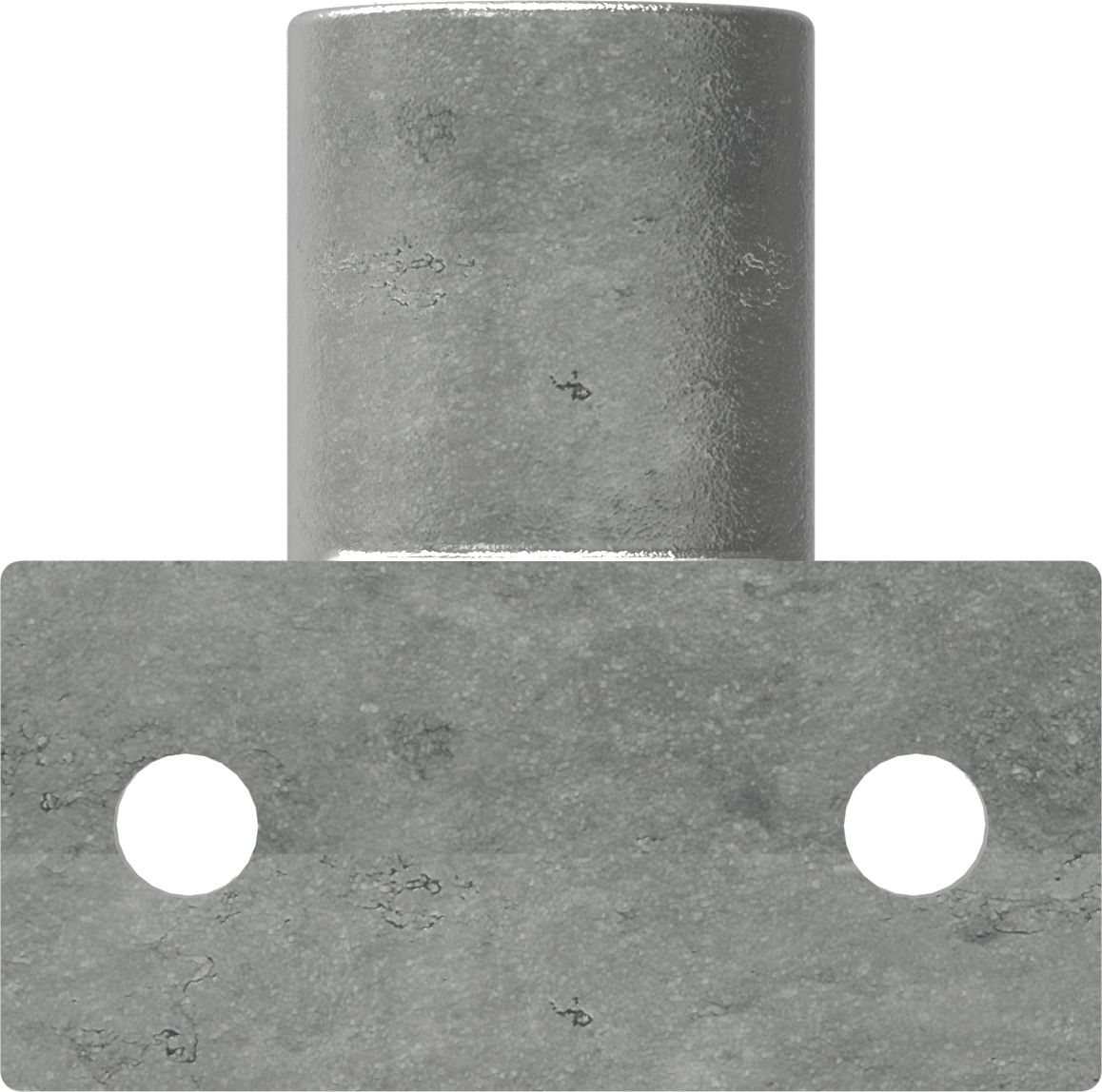 Rohrverbinder - Wandhalter Platte horizontal - 145B34 - 33-7 mm - 1- - Feuerverzinkt u. Elektrogalvanisiert-145B34