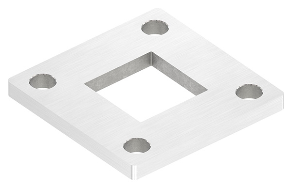 Ankerplatte- 68 x 68 x 6mm- mit Laengsschliff- V2A-88-1154206.240