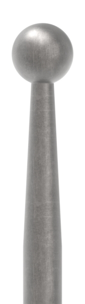 Zaunstab - Laenge- 520 mm - Material Ø 12 mm - Kugel Ø 19 mm - Stahl S235JR- roh-30-1232.8