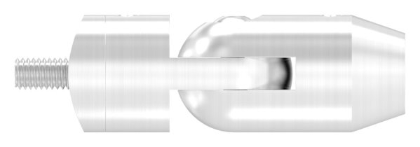 Querstabhalter V2A Edelstahl mit Gelenk – Anschluss 42-4 mm fuer Rundstaebe 10 mm inkl- Schrauben-11-1615.4