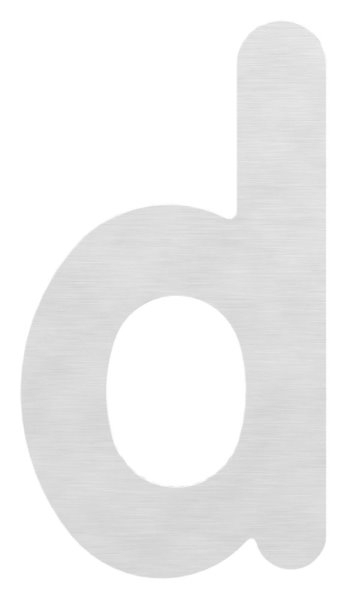 Buchstabe d - klein - Masse- 110 mm x 155 mm - V2A-11-8063.4