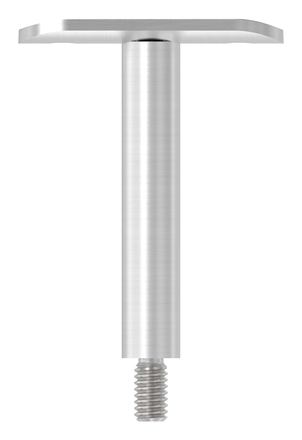 Edelstahl Traegerstift Ø 14 mm mit Halteplatte Anschluss- 42-4 mm - Aussengewinde M8 - V2A-11-3827.4