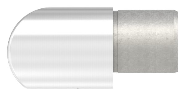Verlaufsecke 90° - horizontal - fuer Nutrohr Ø 48-3 mm - V2A-12-2319.4