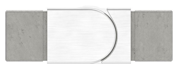 Flexibler Verbinder Edelstahl V4A fuer Quadratnutrohr 40x40 mm 25-55°-88-1160340.V4A