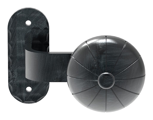 Drueckerknopf - Ø 55 mm - mit Platte- 50 mm - Stahl S235JR-30-3271.8