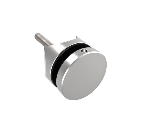Glaspunkthalter Ø 60 mm- V2A- Anschluss- Rohr Ø 42-4 mm-10-6242-A.4