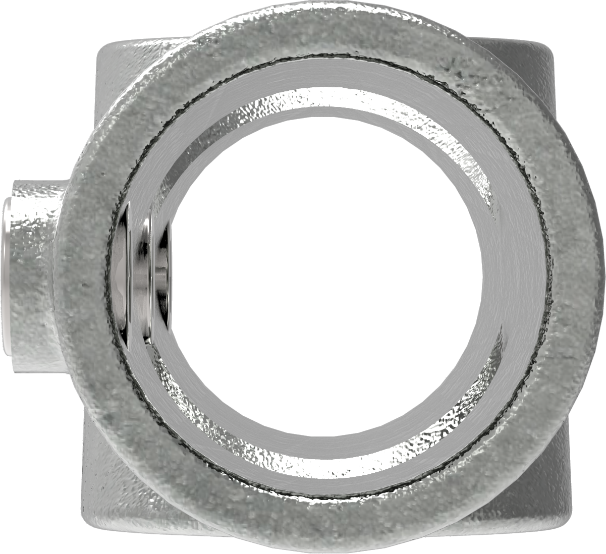 Rohrverbinder - T-Stueck 11-29° - 256D48 - 48-3 mm - 1 1-2- - Feuerverzinkt u. Elektrogalvanisiert-256D48