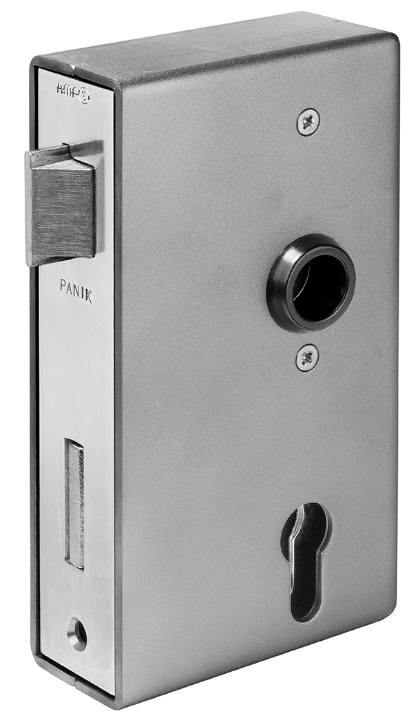 Anti-Panikschloss verzinkt 40 mm Dornmass Wechselfunktion E DIN L-30-3346-L.8