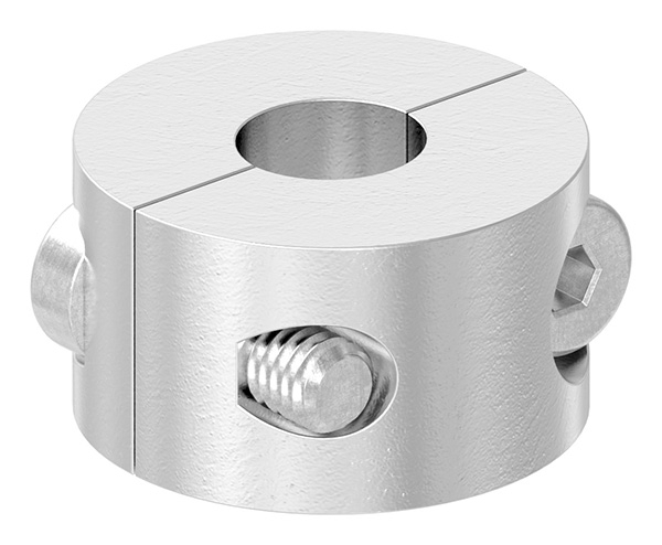 Rundklemme Edelstahl V4A fuer Seil Ø 8 mm 2-teilig-88.11100072008