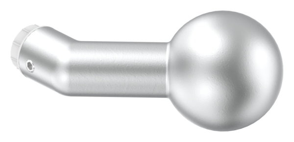 Alu-Tuerknopf gekroepft mit Kugel Ø 55 mm-12-3015.6