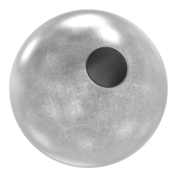 Annietkugel - Ø 19 mm Kopf - Ø 5 mm Bohrung - Stahl S235JR- roh-30-2723.8