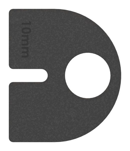 1 Paar Gummis zu Glasklemme 50x40x26 mm AbZ fuer 10-0 mm Glas ESG-10-2110.0ABZ
