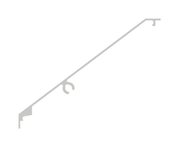 Vordachabdeckung Aluminium L = 1405 mm eloxiert E4-EV1 fuer eleganza canopy-88-11VDE-AB-1400.ALU