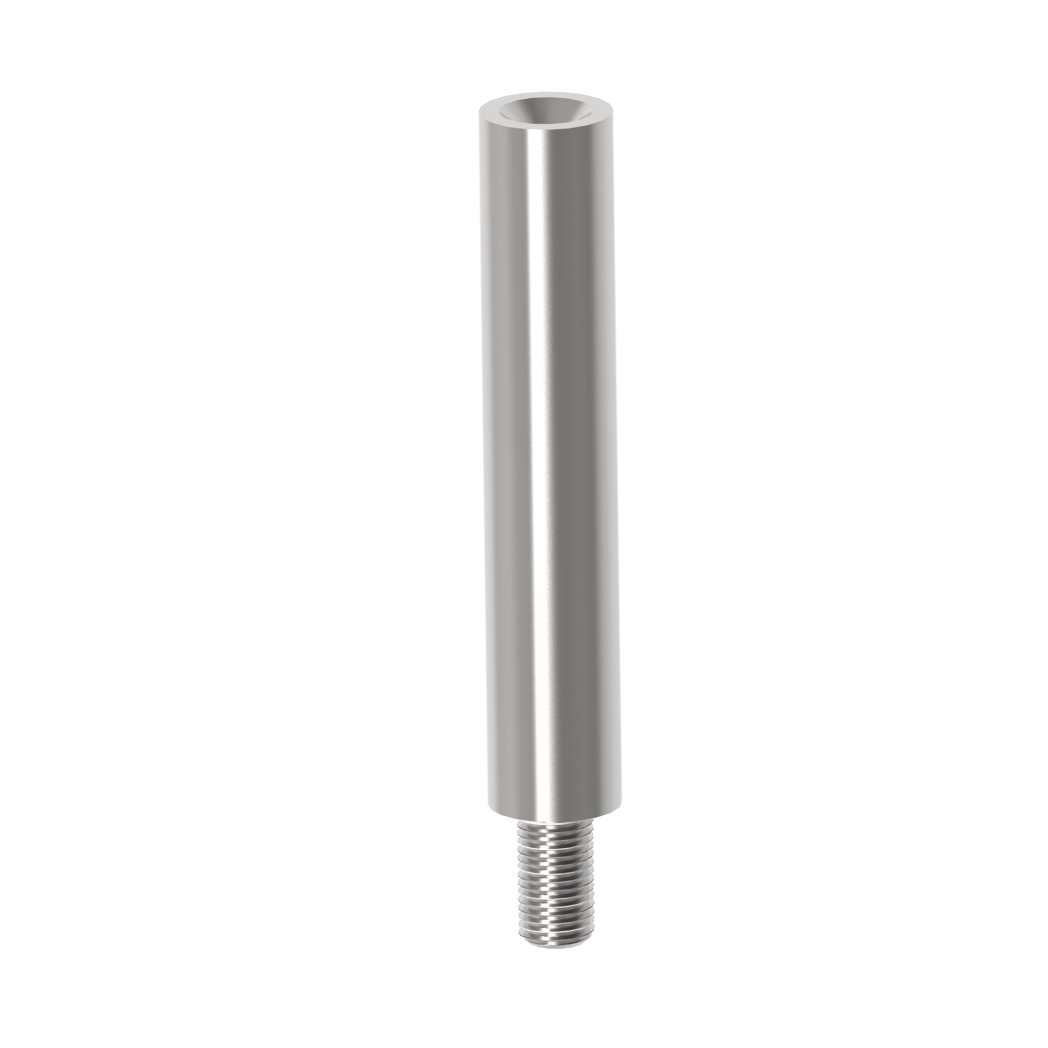 Kugel-Handlaufhalter Edelstahl AISI 316 fuer Ø 14 mm Rohr- H 75 mm- Schliff-89-11A140811068S1-A.4