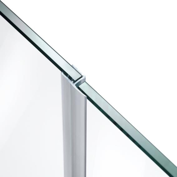 Dichtungsleiste H-Profil fuer Glastuer unten- 6-8 mm Glasstaerke- schwarz 3000mm-89-11GSBLACKDT18NT-A.4