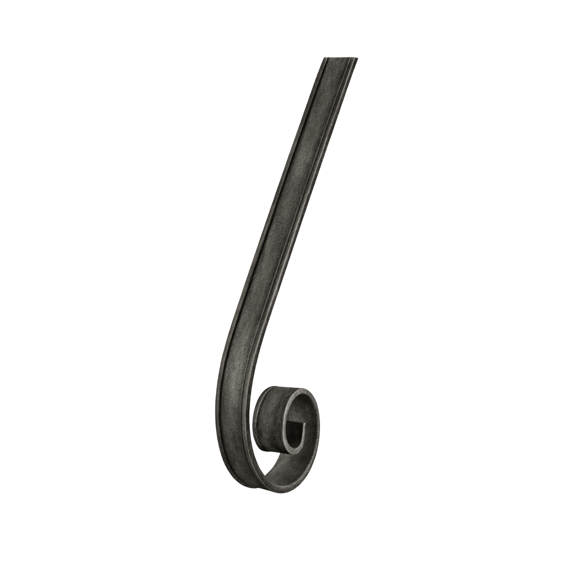 Handlaufanfaenger gerollt Stahl 200 x 180 mm passend zu 114-A-5-88.112088
