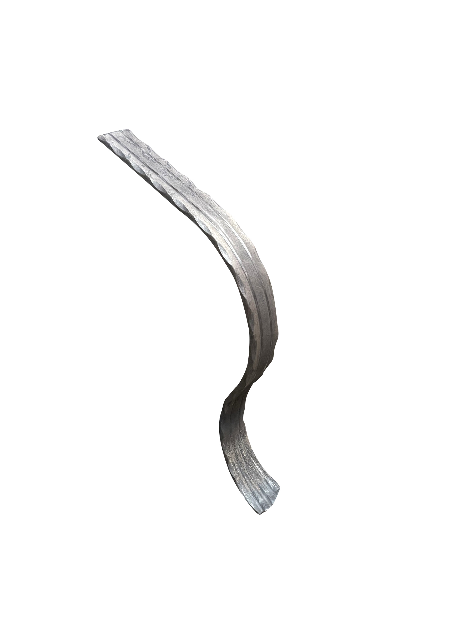 Handlauf-Endstueck 40x8 mm Kanten gehaemmert Stahl S235JR passt zu Ø 30-1370-8-30-1460.8