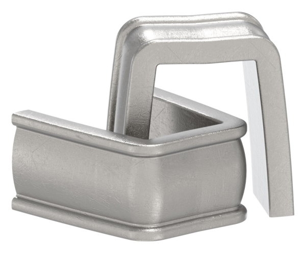 Bund - 100 Stueck - Material- 16x4 mm - Innenmass- 16x26 mm - Stahl -Roh- S235JR-30-6719-100.8