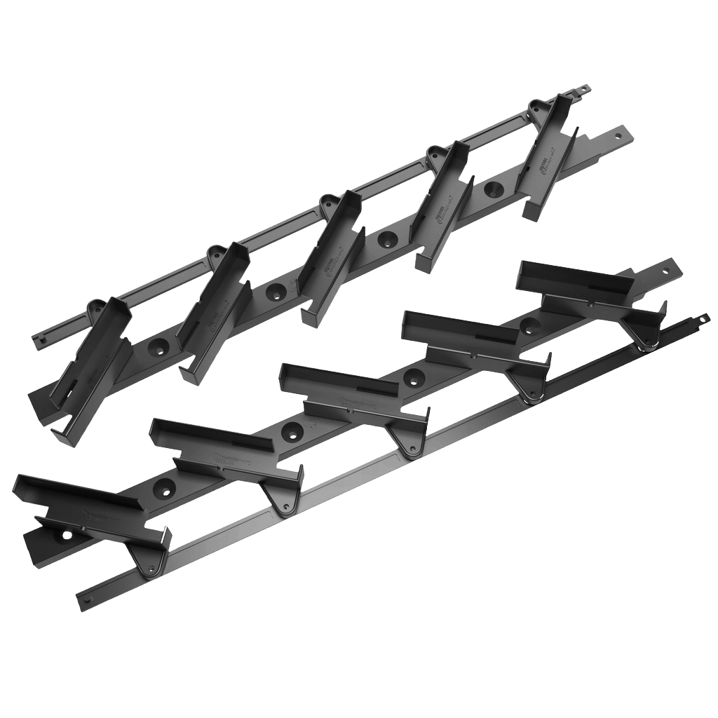 Jalousiesystem PVC 440 mm Schwarz Paar fuer Lamellen-89-11FGSWS440PVCBLACK-A.4