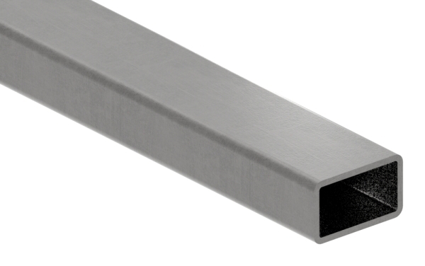 Rechteckrohr - Masse- 50x30x3 mm - Laenge- 6000 mm - Stahl S235JR- roh-30-2136.8