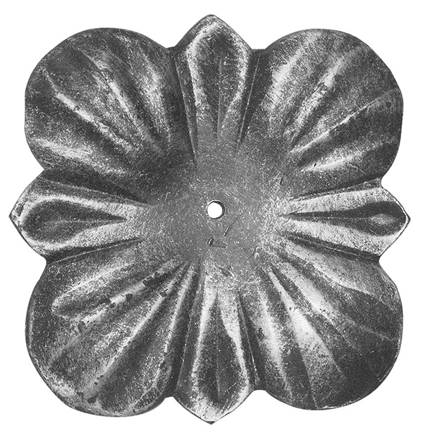 Rosette - Zierteil - Ø 120x5 mm - Stahl -Roh- S235JR-30-2612.8