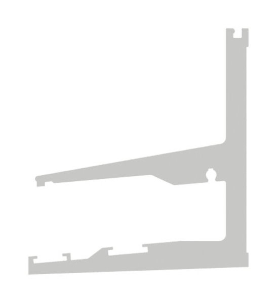 Vordachprofil Aluminium L = 3000 mm eloxiert E4-EV1-88-11VDE-3000.ALU