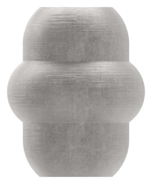 Zierhuelse - Masse- 57x70 mm - Lochung- Ø 25-5 mm - Stahl S235JR- roh-30-3633.8