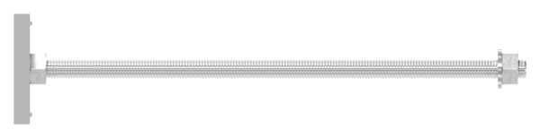 Montageplatte fuer FLEX-MOUNT PRO System- L=314 mm- fuer Daemmblock 260 mm-88-11VDE-FLEX-MP.260