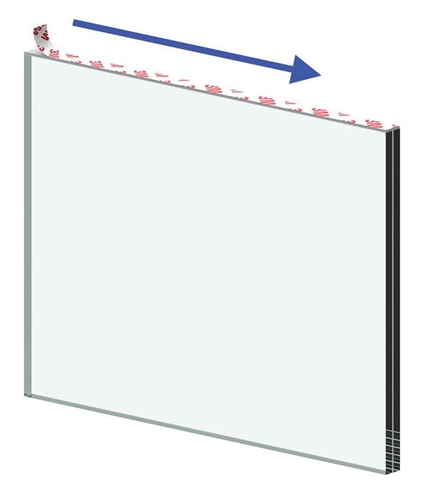 Klebestreifen - fuer Glas 16-76 - 17-52 mm - VHB-Klebeband-11-9020.7