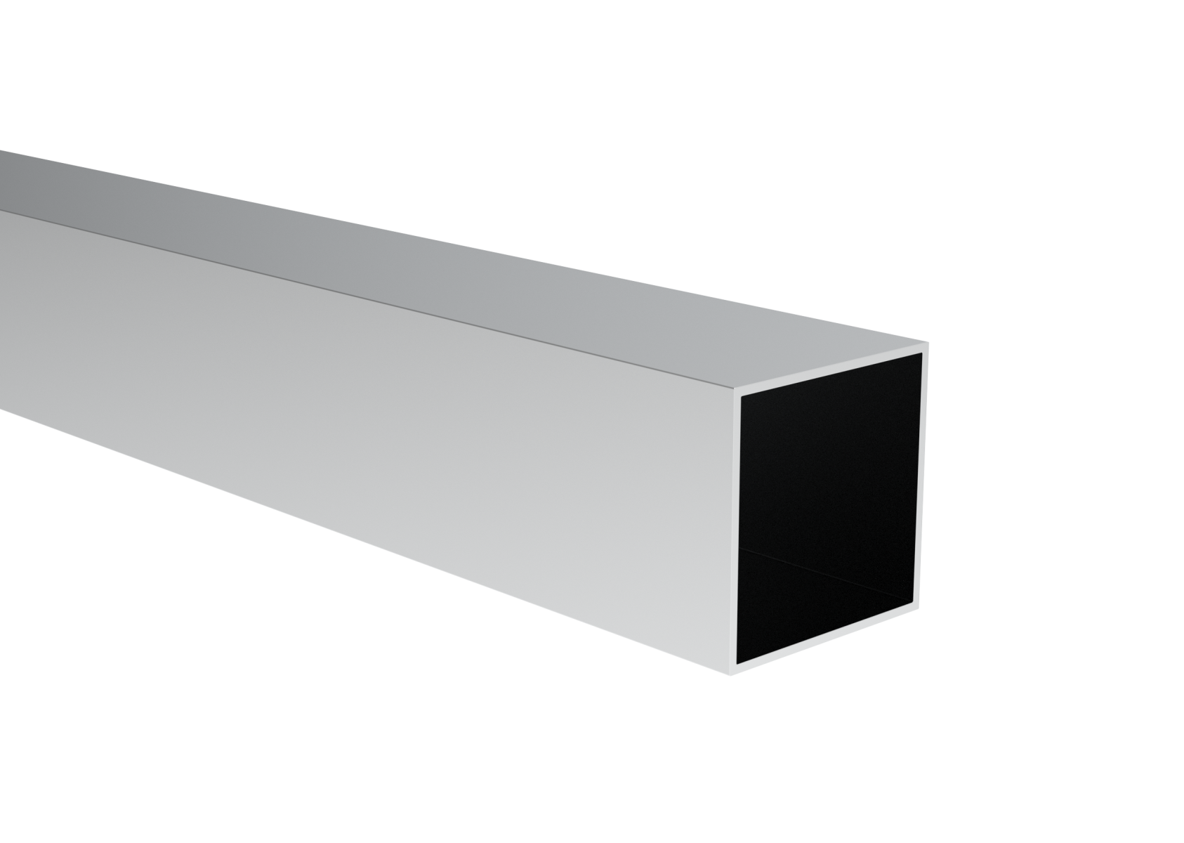 Aluminium Quadratrohr 60 x 60 x 2 mm Roh 6000 mm lang-89-11AL60X60X26000-A.4