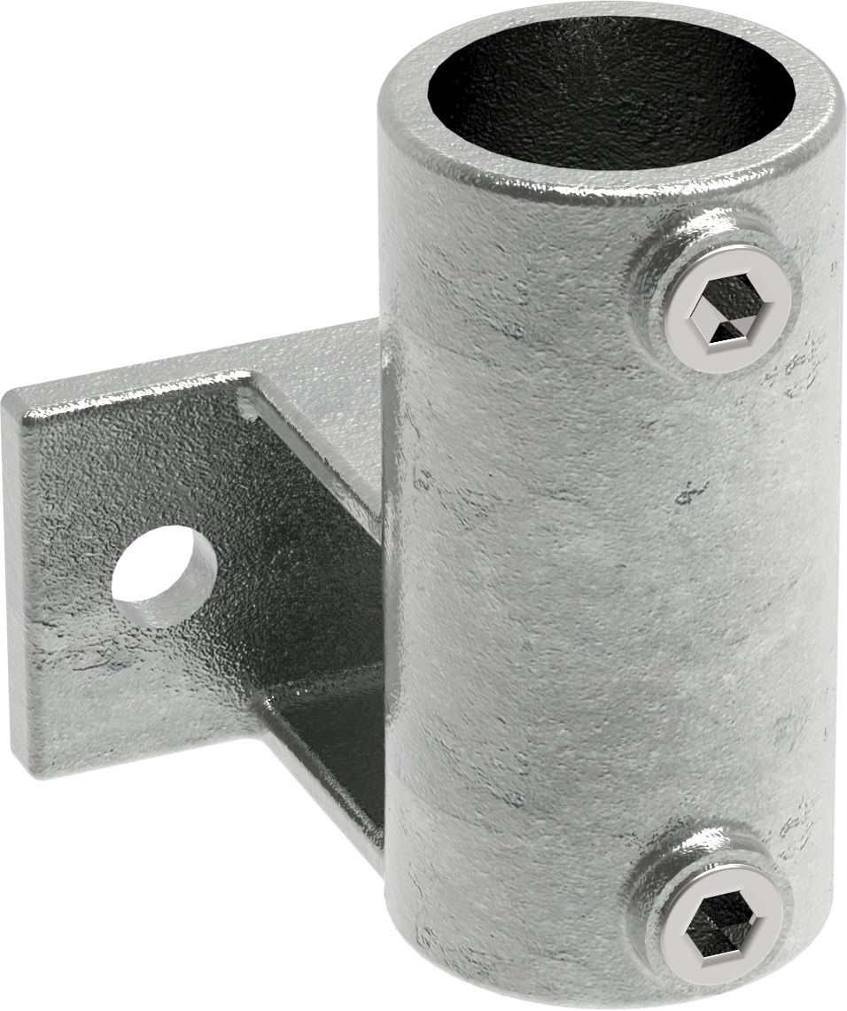 Rohrverbinder - Wandhalter Platte horizontal - 145C42 - 42-4 mm - 1 1-4- - Feuerverzinkt u. Elektrogalvanisiert-145C42