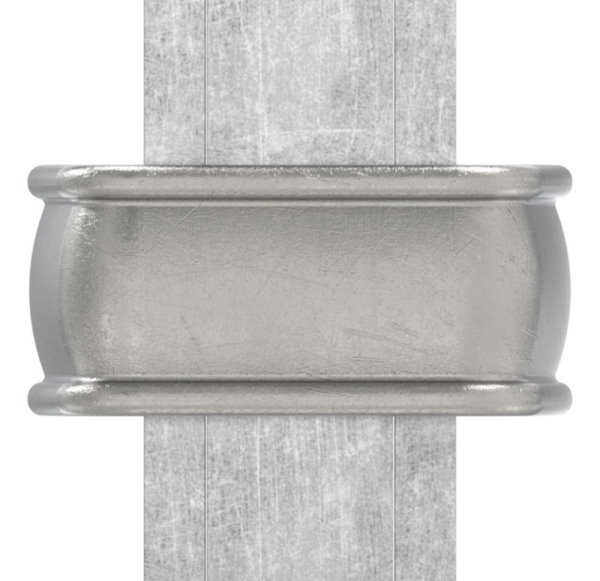 Bund - 100 Stueck - Material- 14x3 mm - Innenmass- 21x22 mm - Stahl -Roh- S235JR-30-6725-100.8