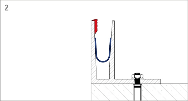 Alu-Profil - MASSIV2 - Laenge- 6000 mm - seitliche Montage - Aluminium-12-2200.6