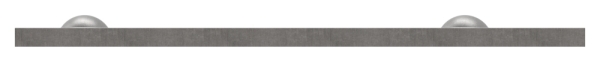 Zier-Flacheisen 30x6 mm Nietenoptik 3000mm Stahl S235JR roh-30-1476.8