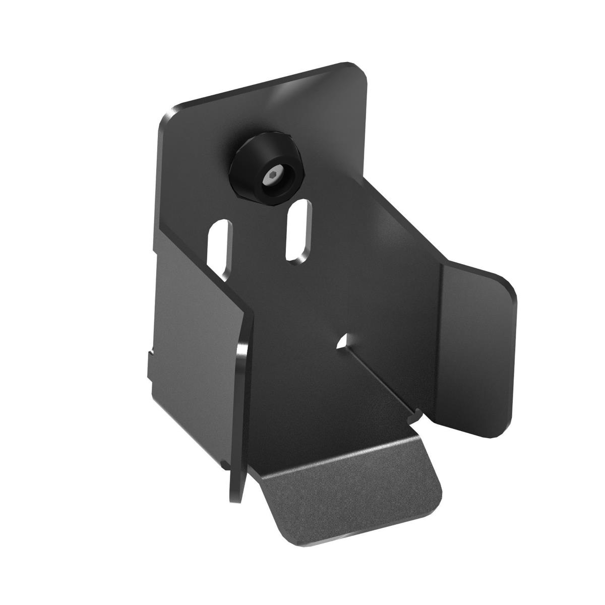 Auflaufschuh Stahl verzinkt fuer Profil 60 x 60 mm pulverbeschichtet RAL 7016-89-11H15P60R7016-A.4