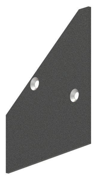 Endkappe Aluminium fuer Vordachprofil eleganza canopy rechts DB703-88-11VDE-EK-RE.DB703
