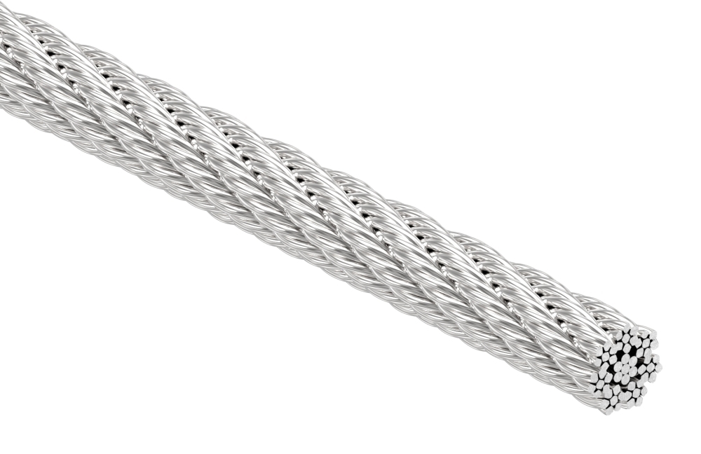 Edelstahlseil Edelstahl V4A Ø 5 mm- L = 100 m- 7x7-88-11101000005.100M