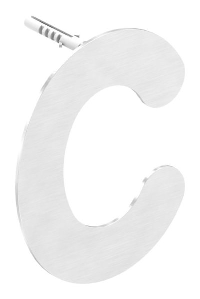 Buchstabe c - klein - Masse- 110 mm x 155 mm - V2A-11-8062.4
